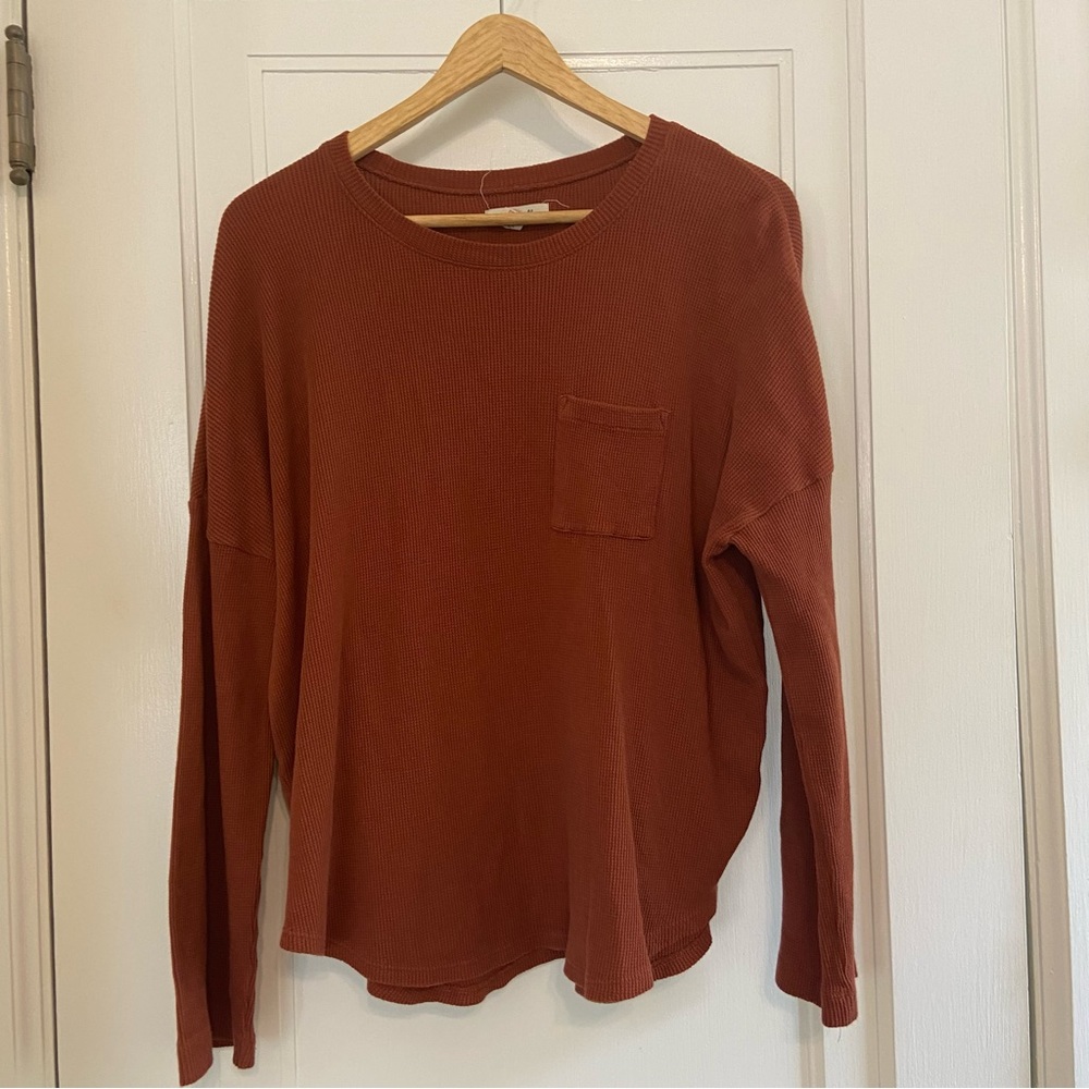 Madewell waffle knit pajama top